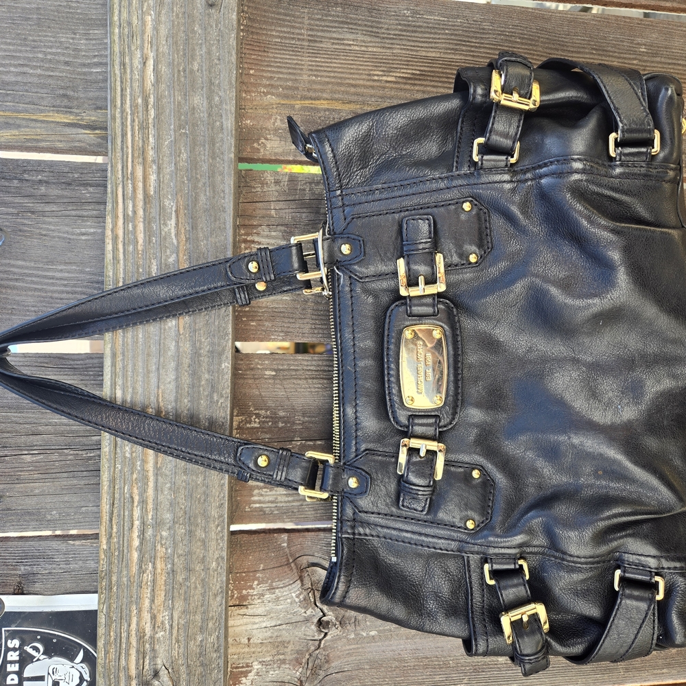 Black Leather Handbag